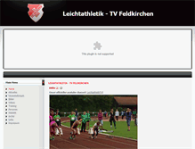 Tablet Screenshot of leichtathletik.tvfeldkirchen.de